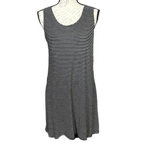 Black and white tank dress size large